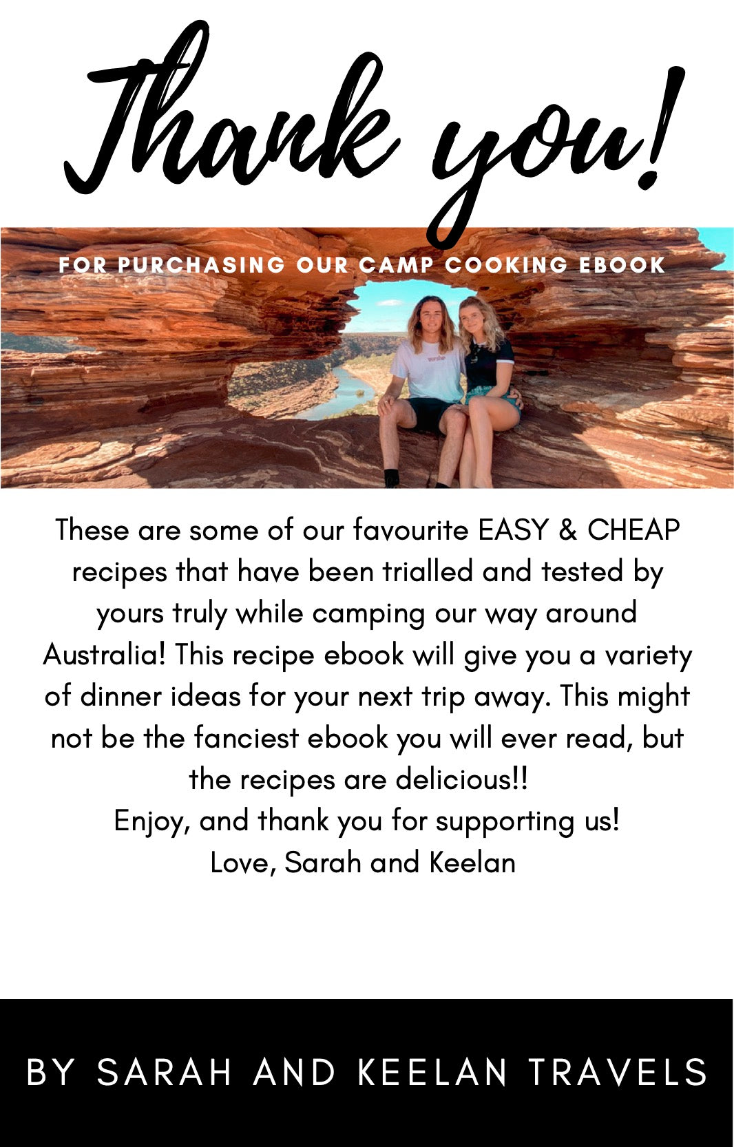 Camp Cooking eBook by Sarah and Keelan Travels